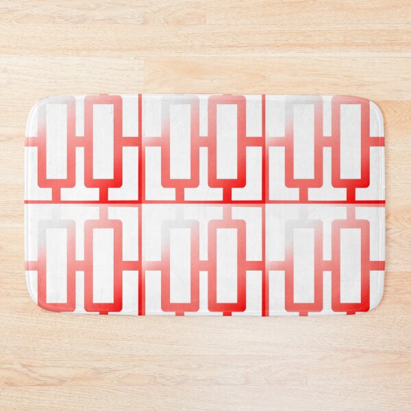 Item preview, Breezeway Blocks Palm Springs Retro 50s Mid Century Modern Block 2 Colorway 10 designed and sold by fiatluxillust.