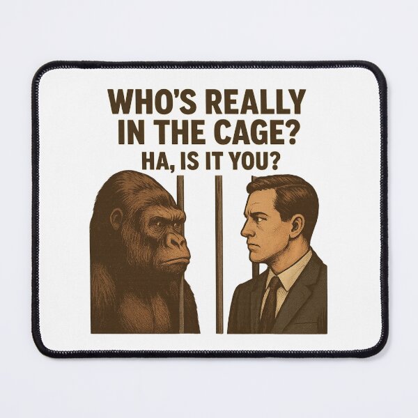 Item preview, Who's Really in the Cage? designed and sold by AndrewYoko.