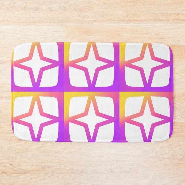 Item preview, Breezeway Blocks Palm Springs Retro 50s Mid Century Modern Block 3 Colorway 1 designed and sold by fiatluxillust.