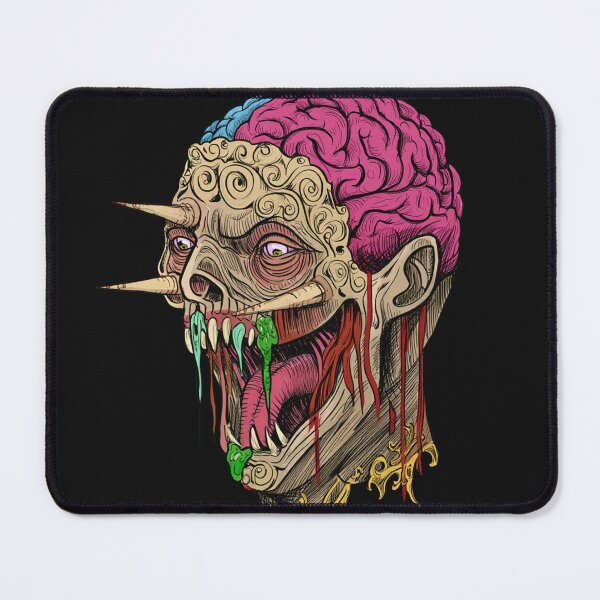 Item preview, Horror monster vampiric skull terror of evil illustration art designed and sold by Vintage Designs +.