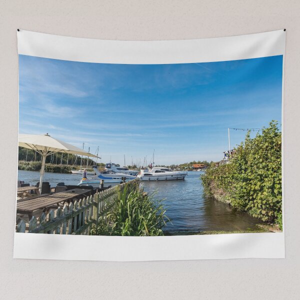 Item preview, Beer garden on the River Bure, Horning designed and sold by yackers1.