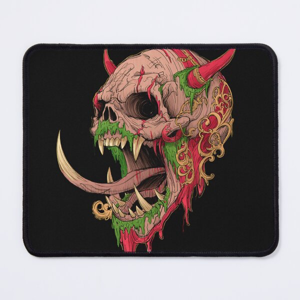 Item preview, Horror monster vampiric skull terror of evil illustration art designed and sold by Vintage Designs +.