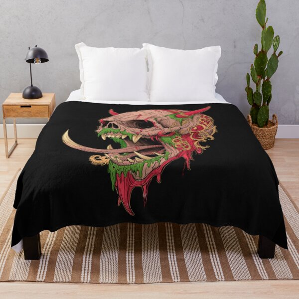 Item preview, Horror monster vampiric skull terror of evil illustration art designed and sold by Vintage Designs +.