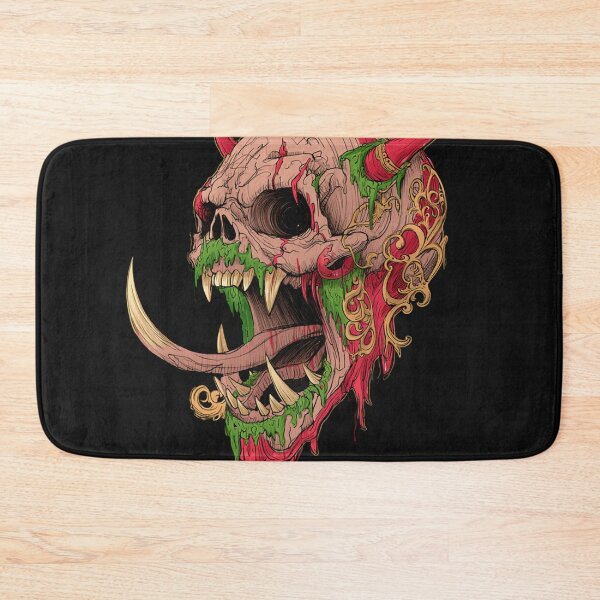 Item preview, Horror monster vampiric skull terror of evil illustration art designed and sold by Vintage Designs +.