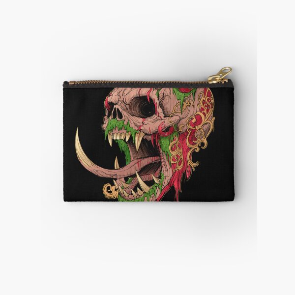Item preview, Horror monster vampiric skull terror of evil illustration art designed and sold by Vintage Designs +.
