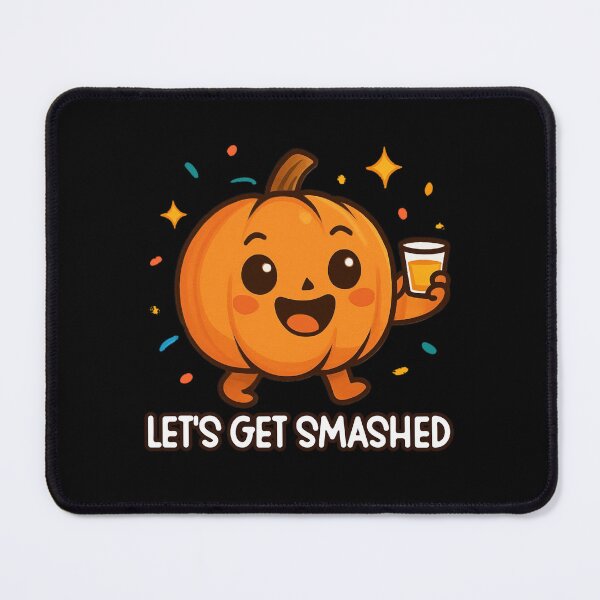 Item preview, Let’s Get Smashed – Funny Kawaii Pumpkin Halloween Party Design designed and sold by Dantin.