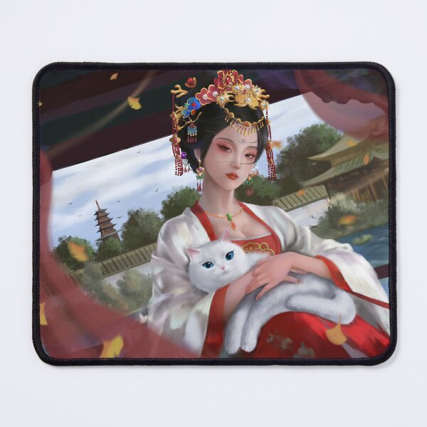 Item preview, Wu Zetian Digital Painting | Ancient Chinese Beauty Wall Art designed and sold by Dynasty Brush.
