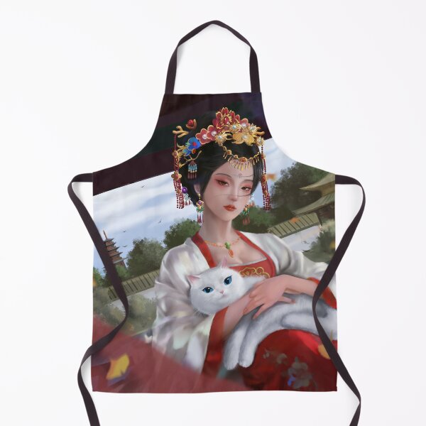 Item preview, Wu Zetian Digital Painting | Ancient Chinese Beauty Wall Art designed and sold by Dynasty Brush.