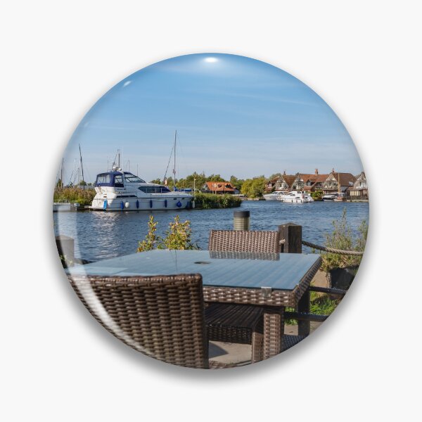 Item preview, Beer garden on the bank of the River Bure, Horning designed and sold by yackers1.
