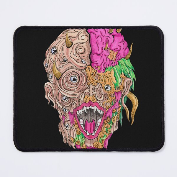 Item preview, Horror monster vampiric skull terror of evil illustration art designed and sold by Vintage Designs +.