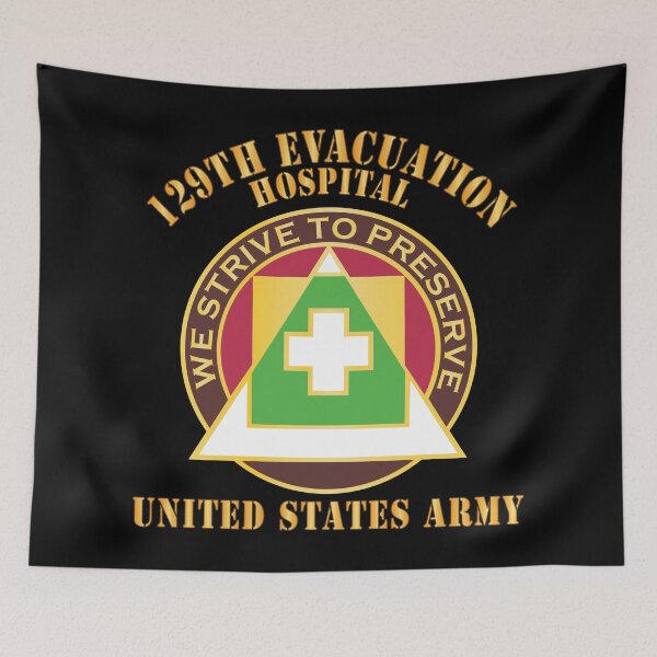 Item preview, Army - DUI - 129th Evacuation Hospital - US Army X 300 designed and sold by Military Insignia Products.