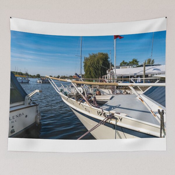 Item preview, Boat on the River Bure, Horning designed and sold by yackers1.