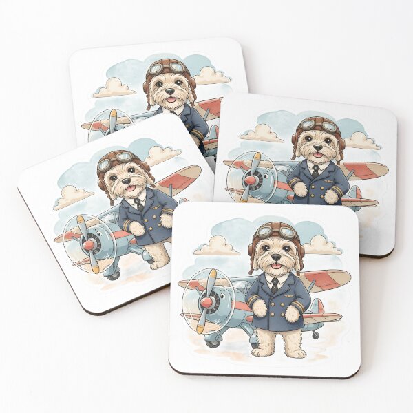 Item preview, Adorable Schnoodle Pilot designed and sold by Kedspicedesign.