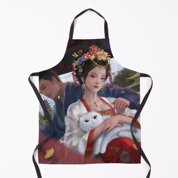 Item preview, Wu Zetian and Emperor Gaozong Digital Painting | Ancient Chinese Beauty Wall Art designed and sold by Dynasty Brush.