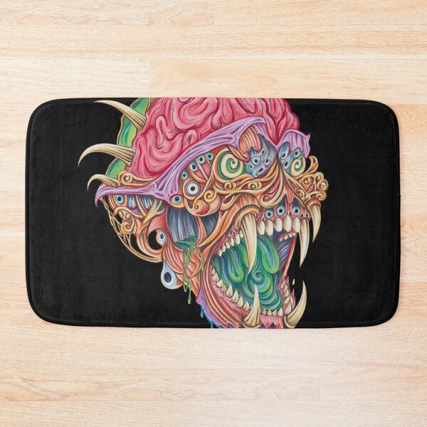 Item preview, Horror monster vampiric skull terror of evil illustration art designed and sold by Vintage Designs +.