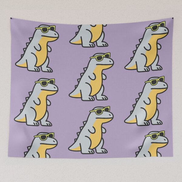 Item preview, Cool Dinosaur Wearing Sunglasses | Cute Cartoon Dino Sticker & Fun Design designed and sold by ArtSpireWorks.