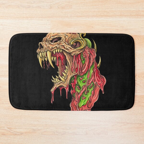 Item preview, Horror monster vampiric skull terror of evil illustration art designed and sold by Vintage Designs +.