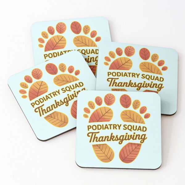 Item preview, Thanksgiving Podiatry Squad Funny T Leaves Feet Doctor Design designed and sold by Nzgiftsandmore.
