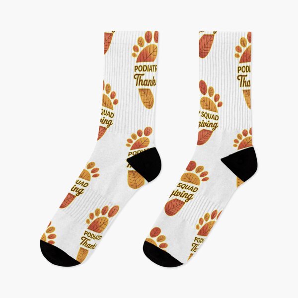Item preview, Thanksgiving Podiatry Squad Funny T Leaves Feet Doctor Design designed and sold by Nzgiftsandmore.