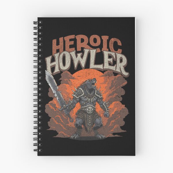 Item preview, Heroic Howler – Fearless Warrior Beast designed and sold by AwesomeBeyondLimits.