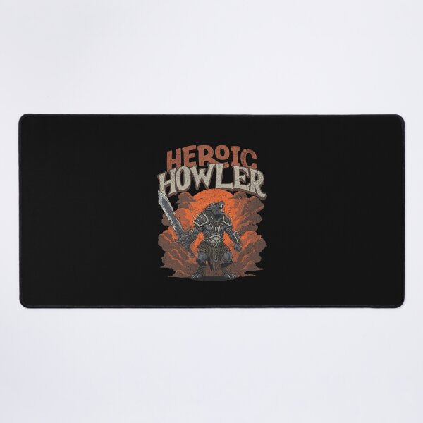 Item preview, Heroic Howler – Fearless Warrior Beast designed and sold by AwesomeBeyondLimits.