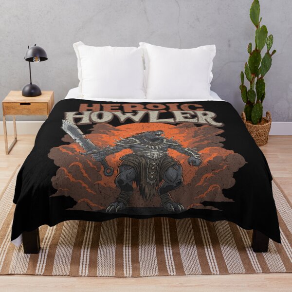 Item preview, Heroic Howler – Fearless Warrior Beast designed and sold by AwesomeBeyondLimits.
