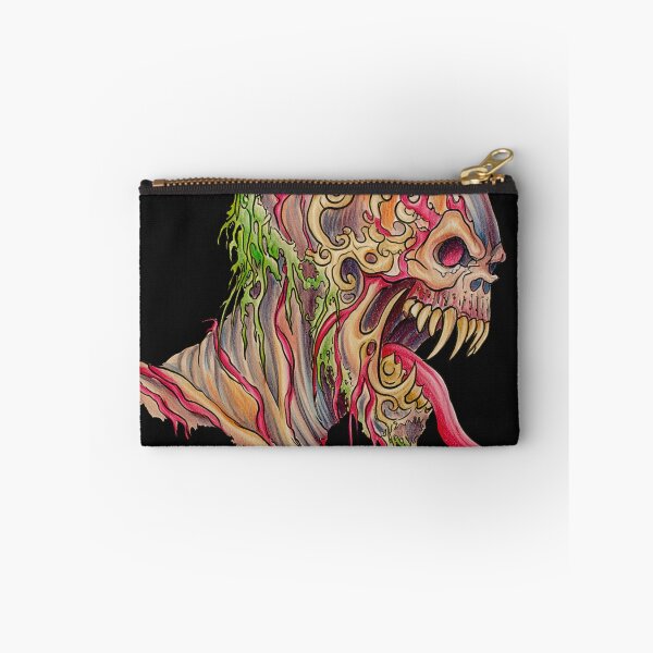 Item preview, Horror monster vampiric skull terror of evil illustration art designed and sold by Vintage Designs +.