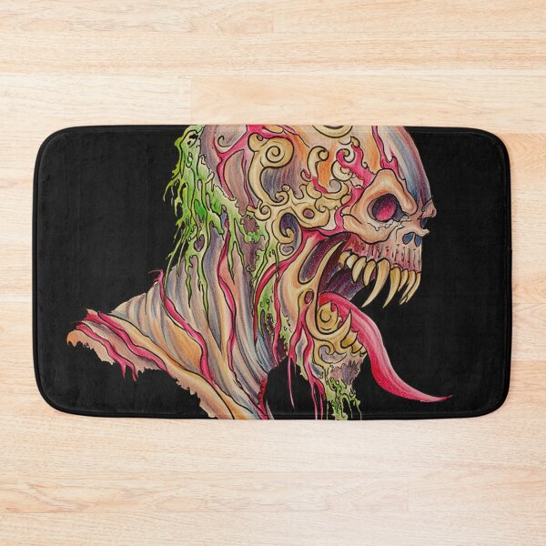 Item preview, Horror monster vampiric skull terror of evil illustration art designed and sold by Vintage Designs +.