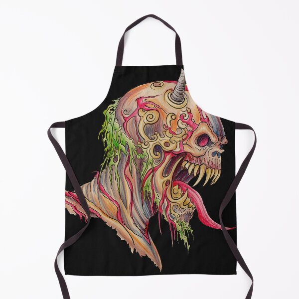 Item preview, Horror monster vampiric skull terror of evil illustration art designed and sold by Vintage Designs +.