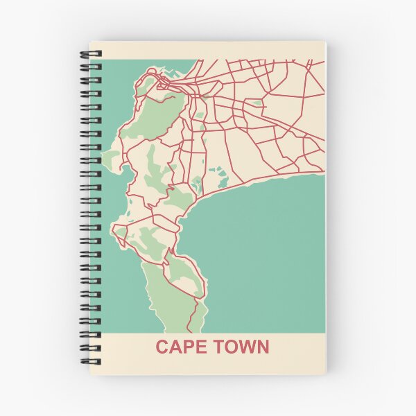 Item preview, Modern Cape Town Map designed and sold by MapsByLeo.