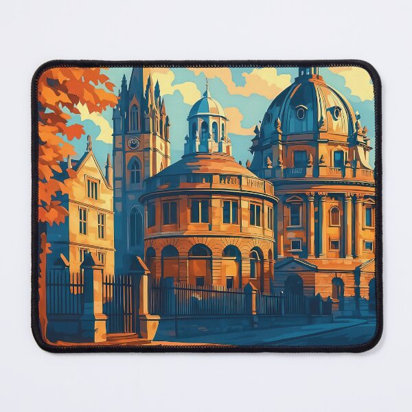 Item preview, Greetings from OXFORD - ENGLAND - Retro Autumn Dreams designed and sold by Earth Celebration Designs.