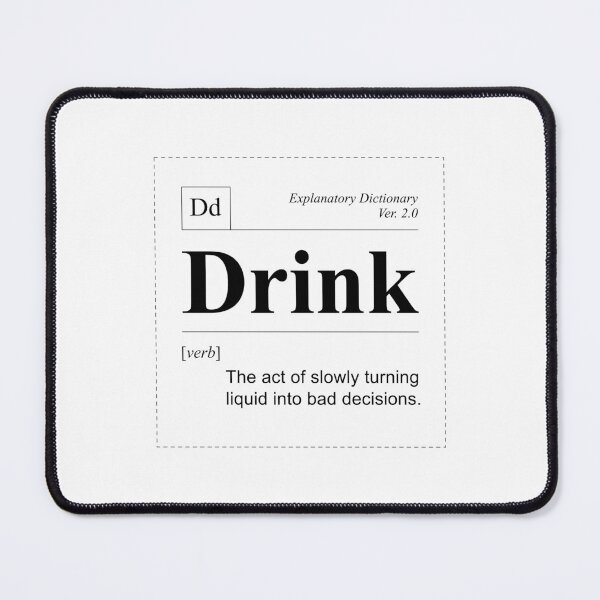Item preview, Drink - Word of a Day designed and sold by oops-I-drew-again.