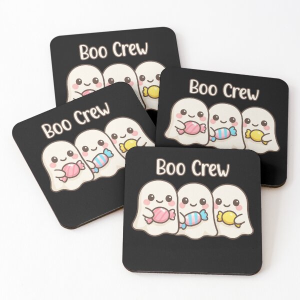 Item preview, Boo Crew – Cute Kawaii Ghost Halloween Candy Design designed and sold by Dantin.