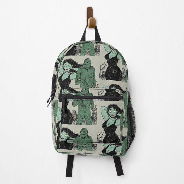 Item preview, The creature from the black lagoon and his bride illustration designed and sold by Vintage Designs +.