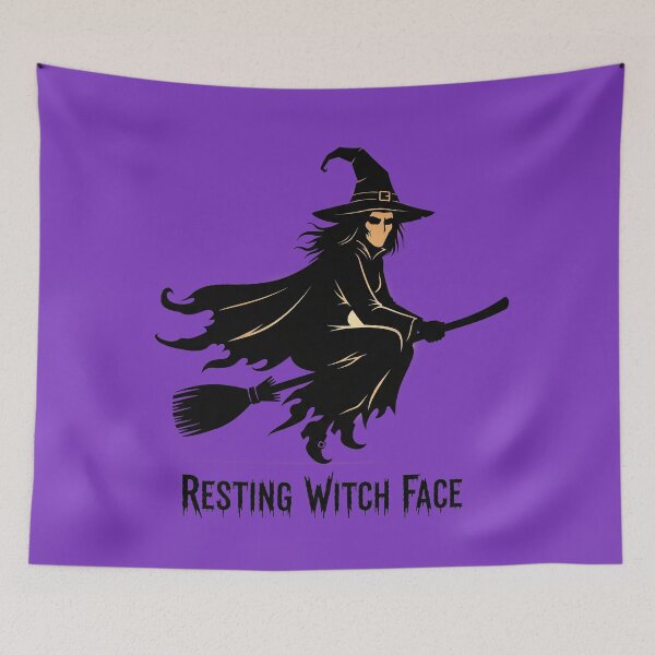 Item preview, Resting Witch Face – Funny Halloween Witch Design designed and sold by kornkobart.
