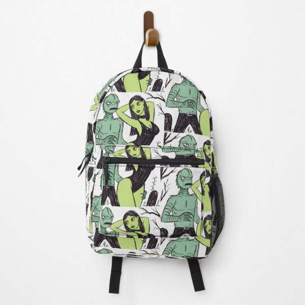 Item preview, The creature from the black lagoon and his bride illustration designed and sold by Vintage Designs +.