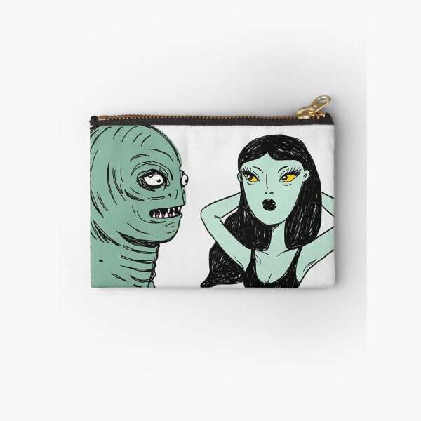 Item preview, The creature from the black lagoon and his bride illustration designed and sold by Vintage Designs +.