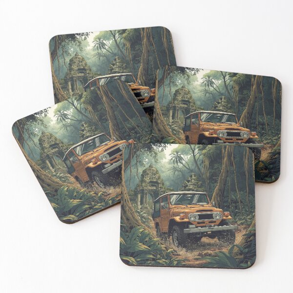 Item preview, Retro 4x4 In The Jungle designed and sold by Pivi's Design.