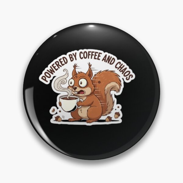 Item preview, Powered by Coffee and Chaos designed and sold by LaElee.