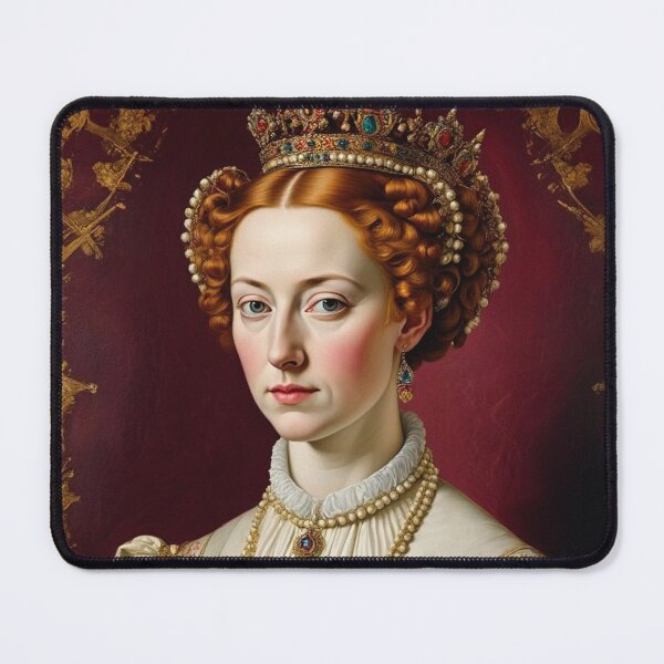 Item preview,  Ornate portrait of Queen Elizabeth I of England designed and sold by Vintage Designs +.