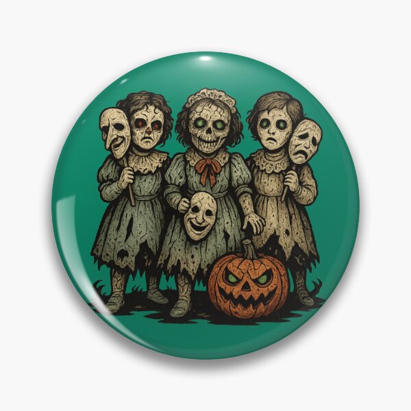 Item preview, Porcelain Doll Masquerade – Vintage Horror Halloween Design designed and sold by Altered Array, LLC.
