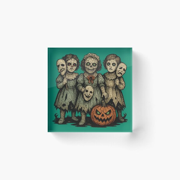 Item preview, Porcelain Doll Masquerade – Vintage Horror Halloween Design designed and sold by Altered Array, LLC.