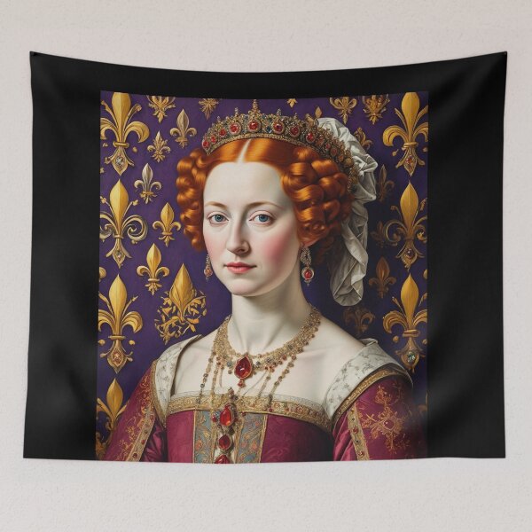 Item preview, Ornate portrait of Queen Elizabeth I of England designed and sold by Vintage Designs +.