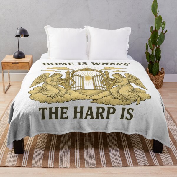 Item preview, Home Is Where The Harp Is T-Shirt designed and sold by MSX Designs.