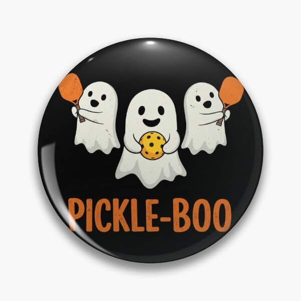 Item preview, Pickle-Boo Funny Ghost Halloween Pickleball  designed and sold by ArtFromBeyond.