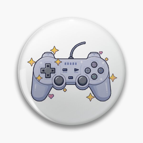 Item preview, Blue PlayStation Video Game Controller Design designed and sold by Thousandfurrs.