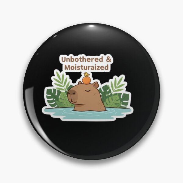 Item preview, Zen Capybara: Unbothered Moisturized designed and sold by LaElee.