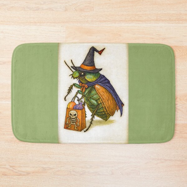 Item preview, Green June Bug Has a Halloween Sack full of Peaches and Figs. designed and sold by CarolM.