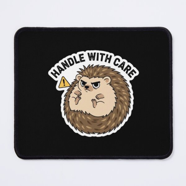 Item preview, Grumpy Hedgehog: Handle With Care designed and sold by LaElee.