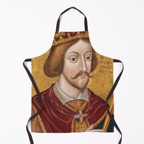 Item preview, King James I of England Medieval portrait art designed and sold by Vintage Designs +.